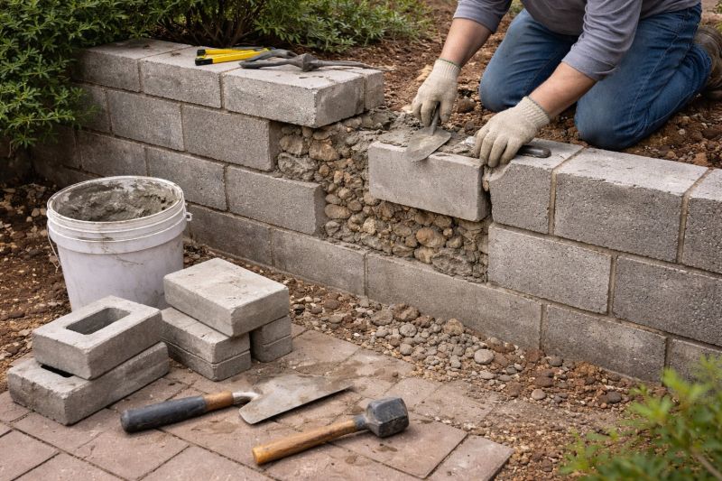 Block Wall Repair in Freeland, WA