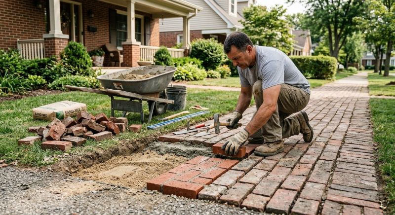 Brick Flatwork Repair in Coupeville, WA
