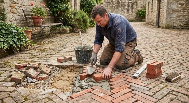 Brick Flatwork Repair in Coupeville, WA