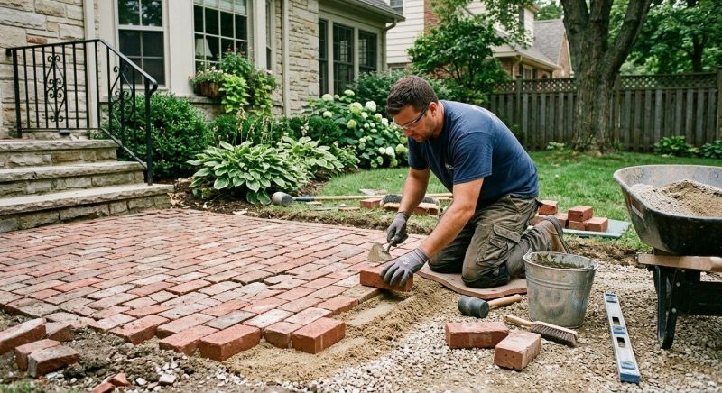 Brick Flatwork Repair in Sequim, WA
