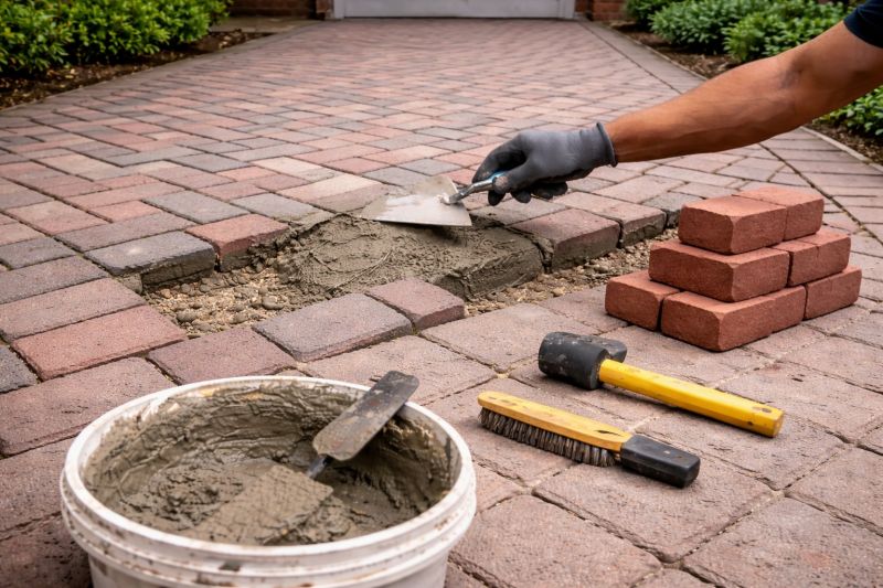 Brick Pathway Repair in Sequim, WA