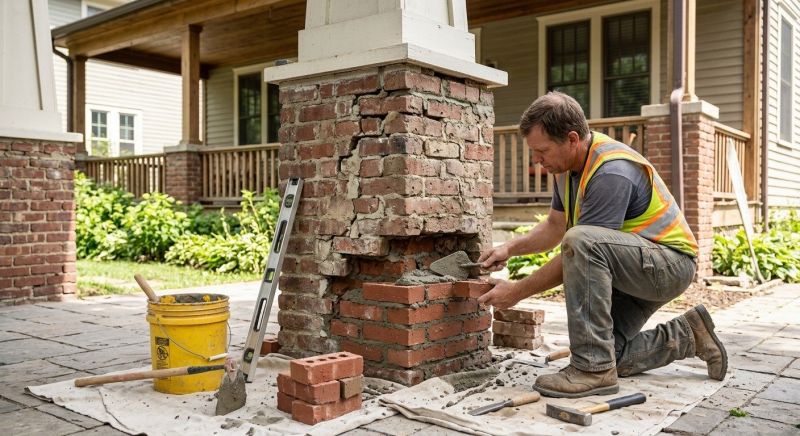 Brick Restoration in Coupeville, WA