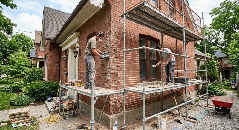 Brick Restoration in Port Townsend, WA