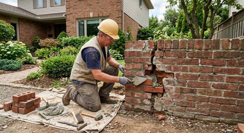 Masonry Wall Repair in Sequim, WA