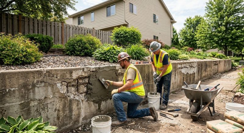 Retaining Wall Repair in Sequim, WA