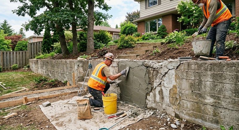 Retaining Wall Repair in Sequim, WA
