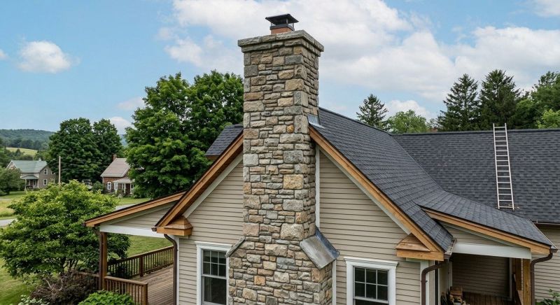 Stone Chimney Installation in Port Angeles, WA