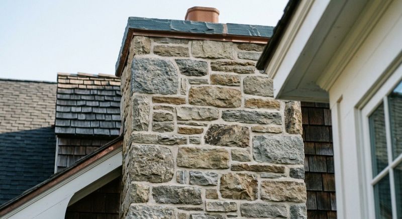 Stone Chimney Installation in Port Townsend, WA
