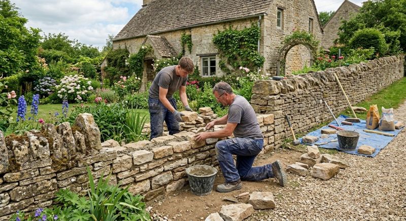 Stone Wall Repair in Jefferson County, WA